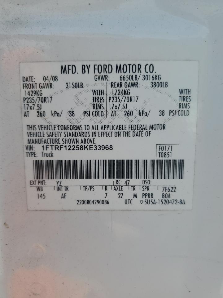 2008 FORD F-150