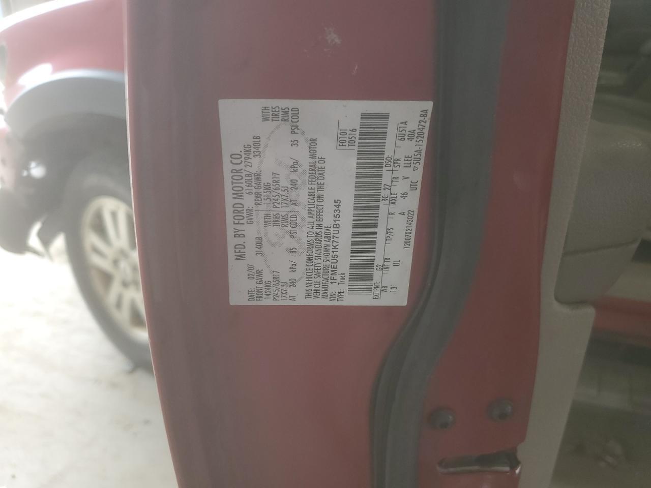 2007 FORD Explorer Sport Trac
