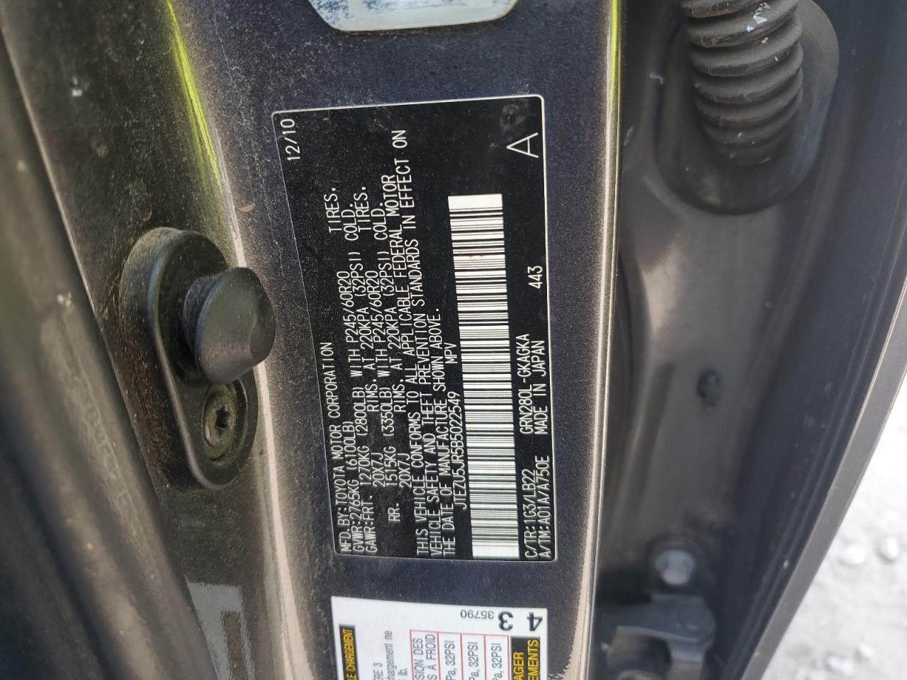2011 TOYOTA 4Runner