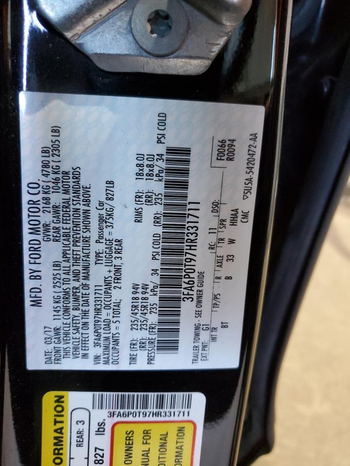 2017 FORD FUSION