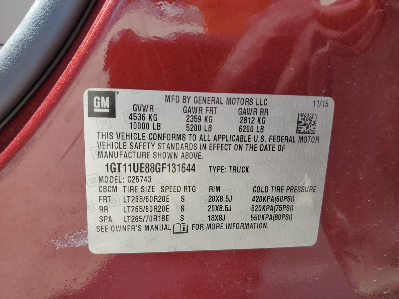 2016 GMC Sierra