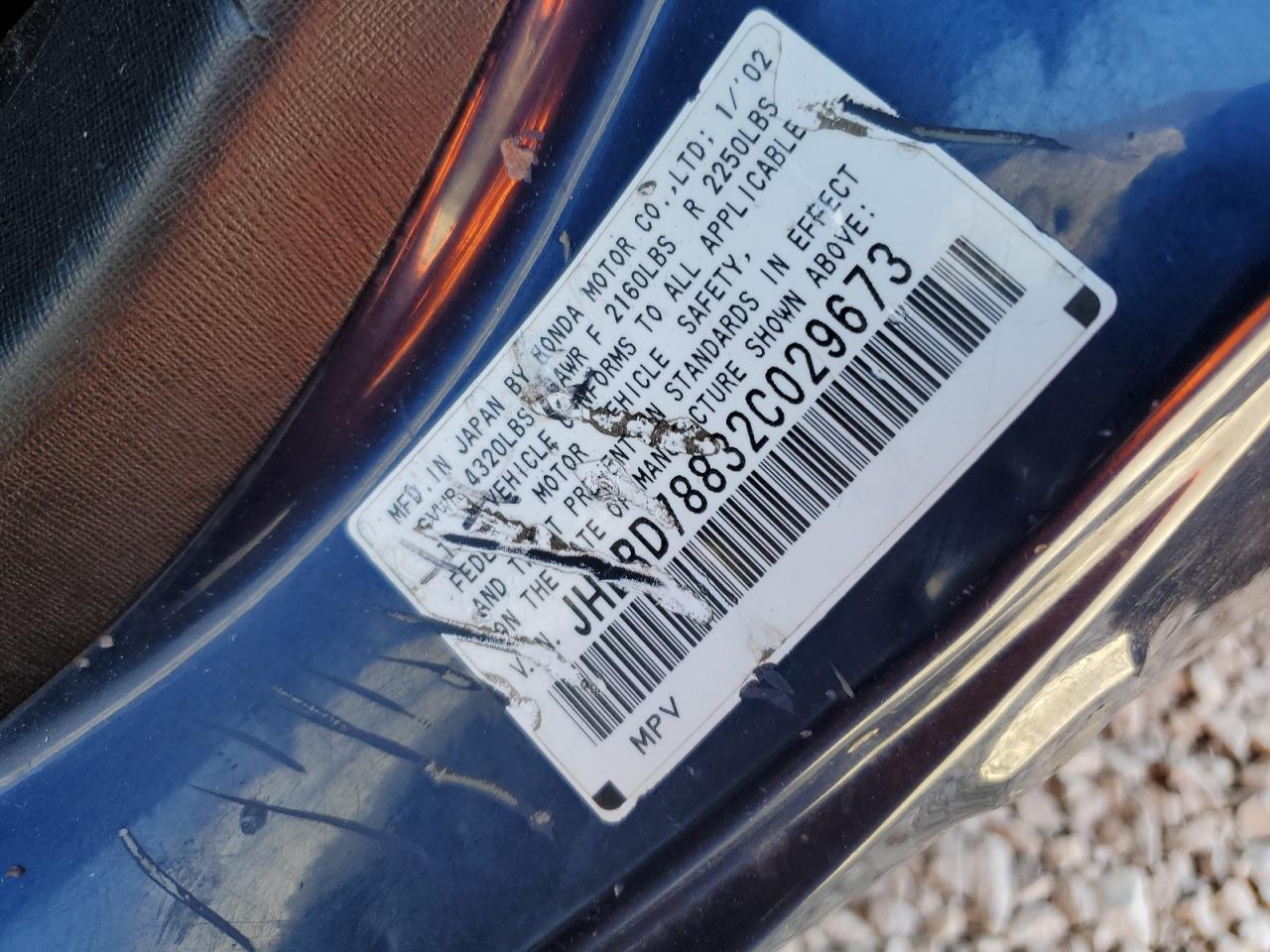 2002 HONDA CR-V
