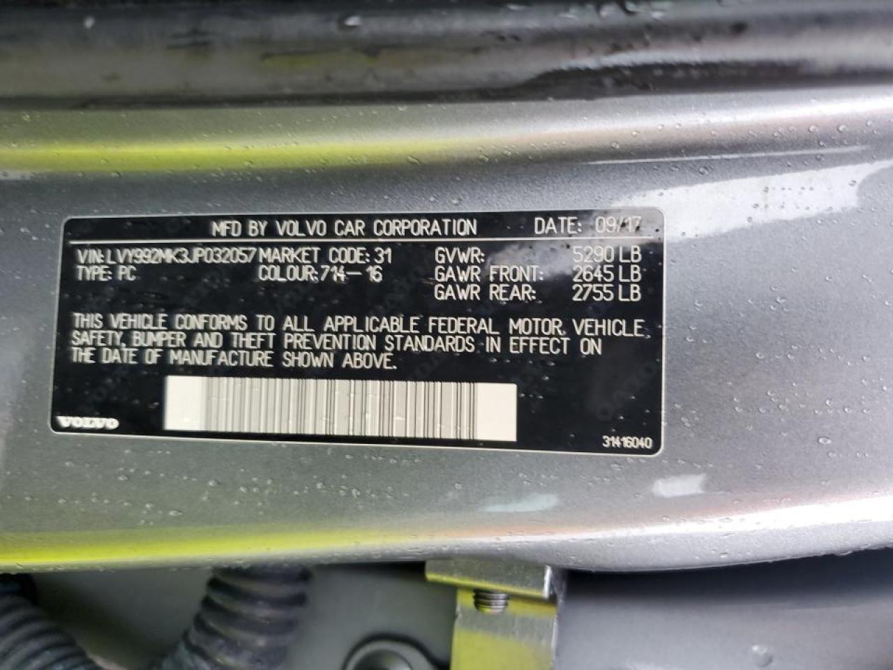 2018 VOLVO S90