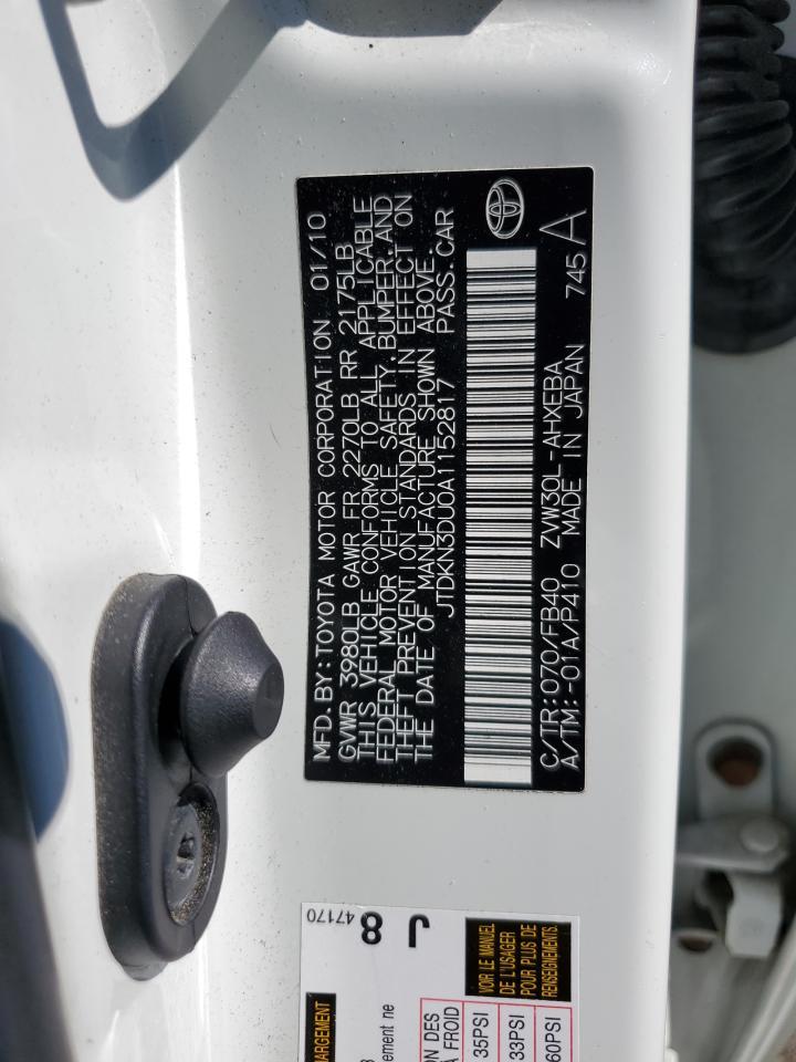 2010 TOYOTA PRIUS