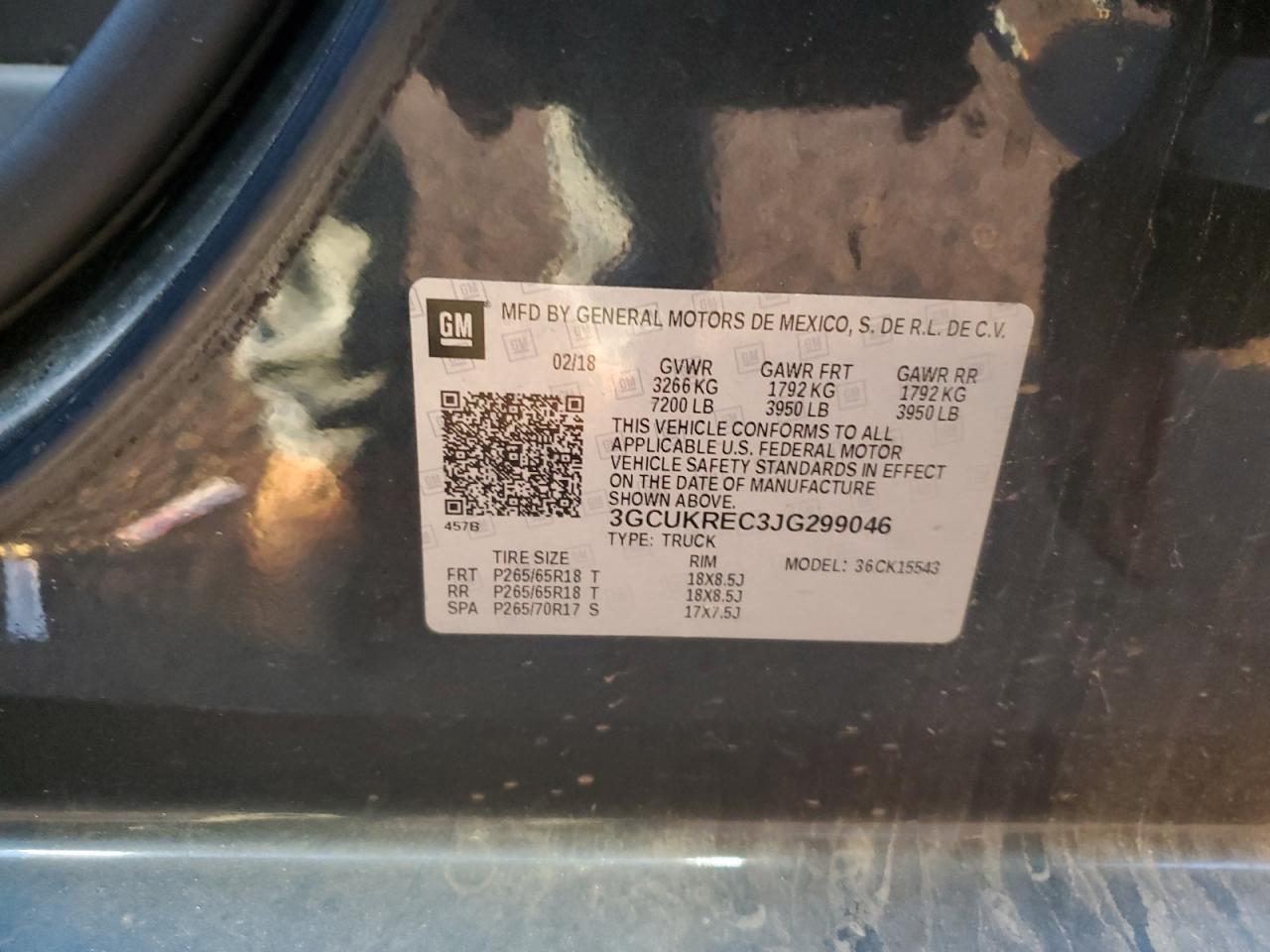 2018 CHEVROLET Silverado