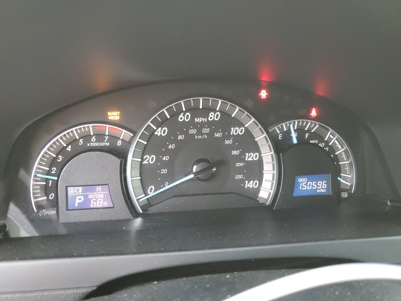 2012 TOYOTA CAMRY
