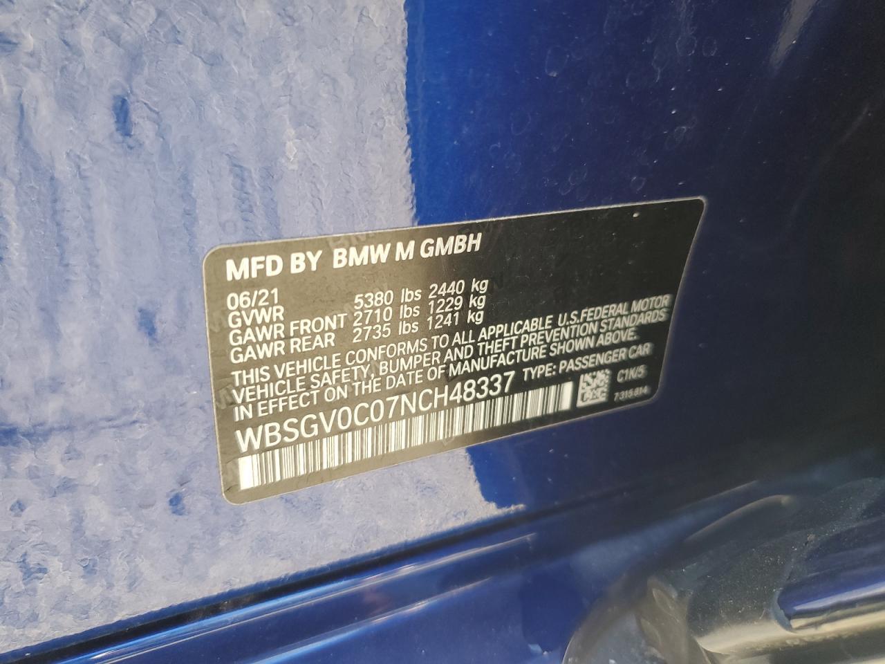 2022 BMW M8