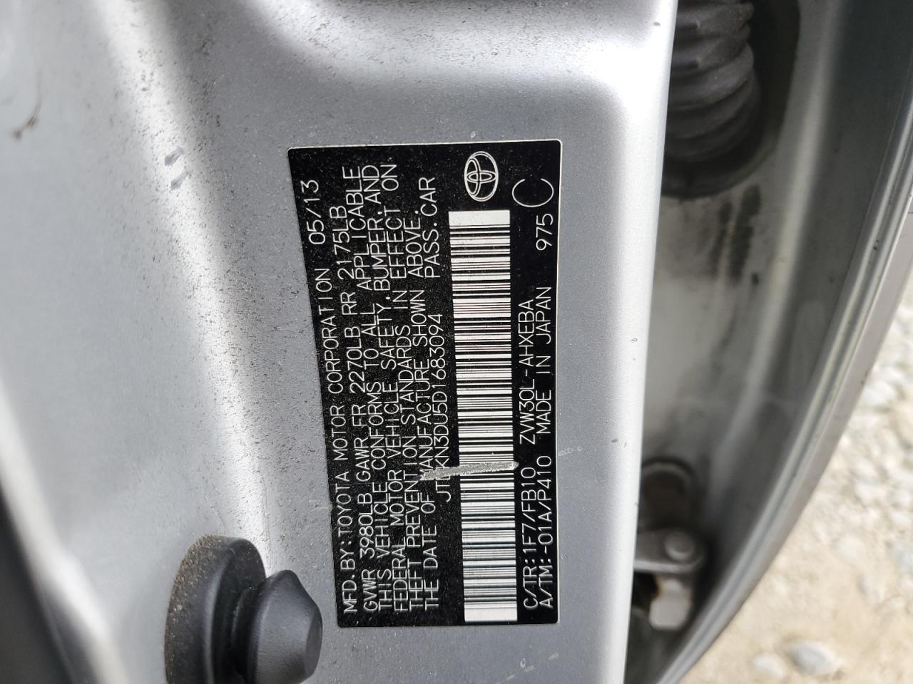2013 TOYOTA PRIUS