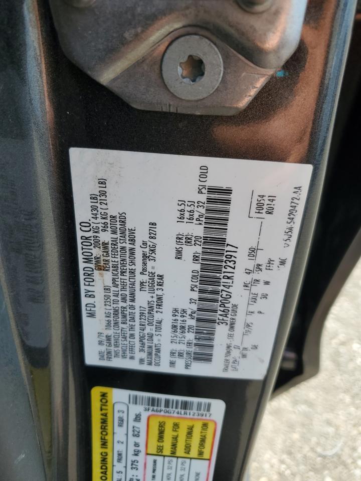 2020 FORD FUSION