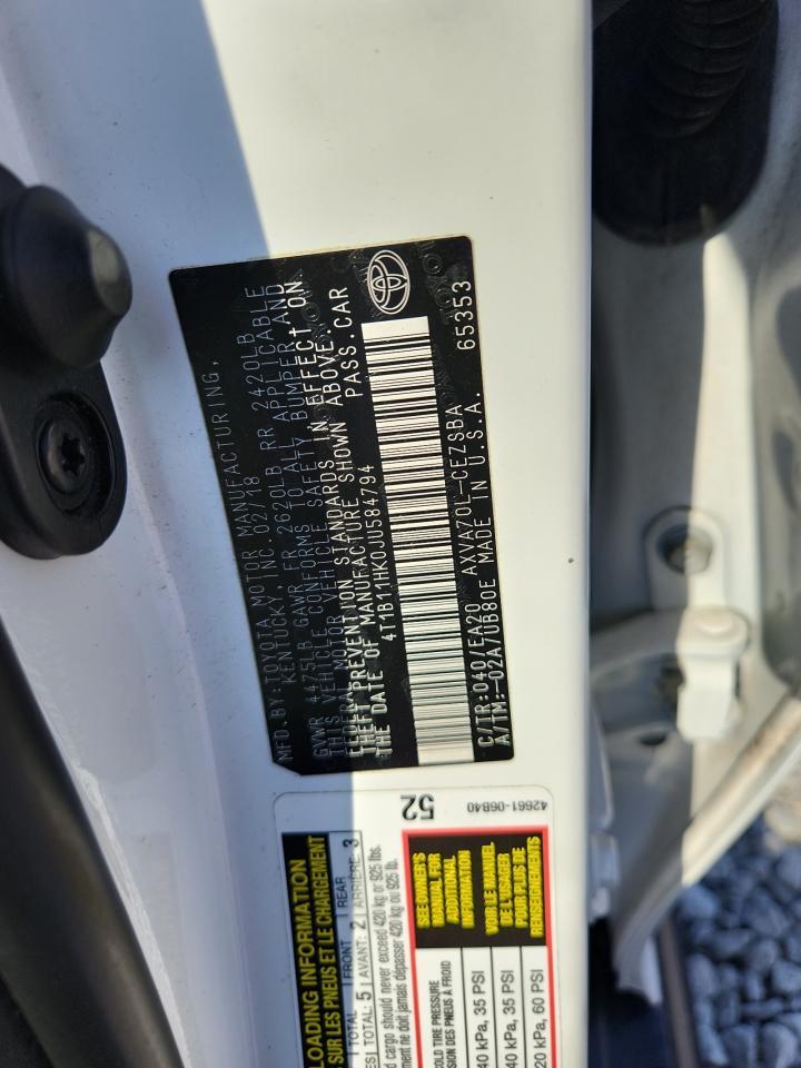 2018 TOYOTA CAMRY