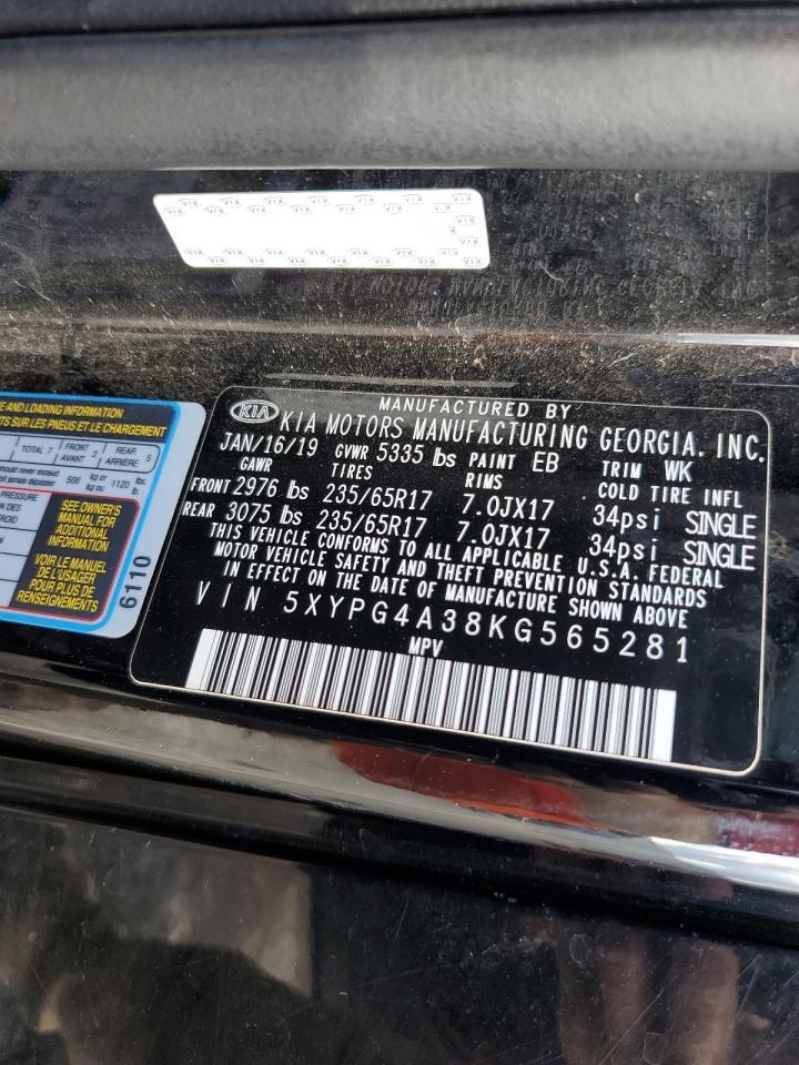 2019 KIA SORENTO