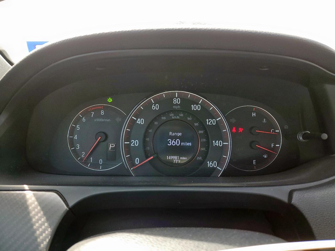 2016 HONDA ACCORD