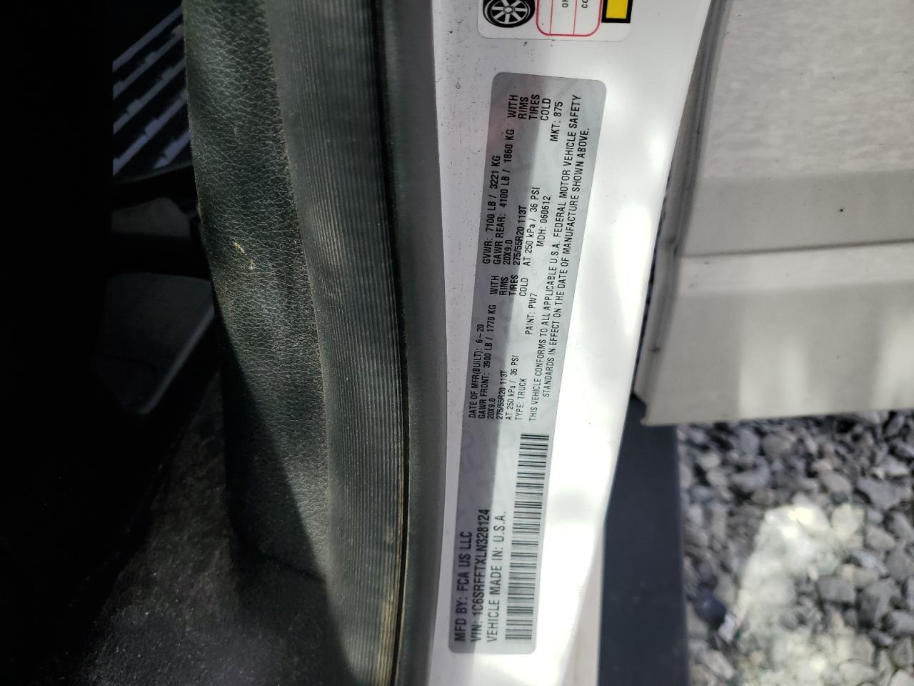 2020 RAM 1500