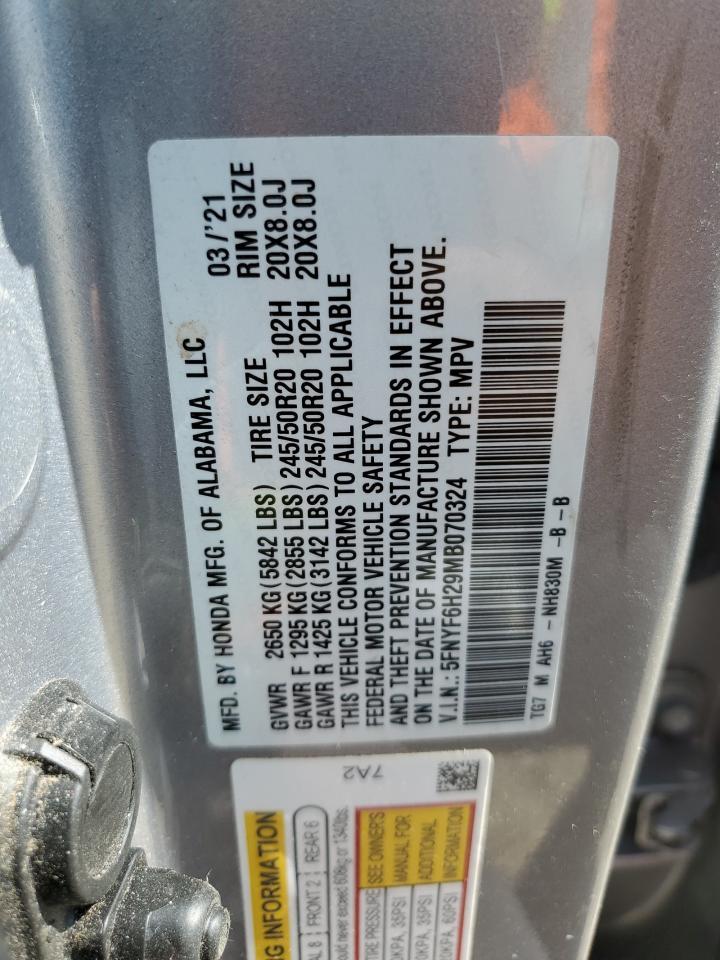 2021 HONDA PILOT