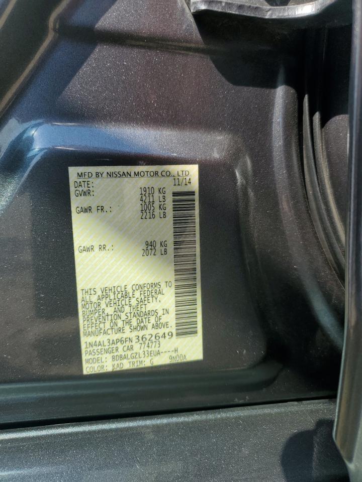 2015 NISSAN ALTIMA