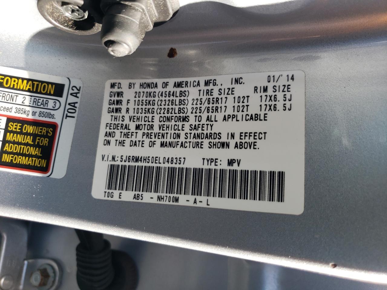 2014 HONDA CR-V