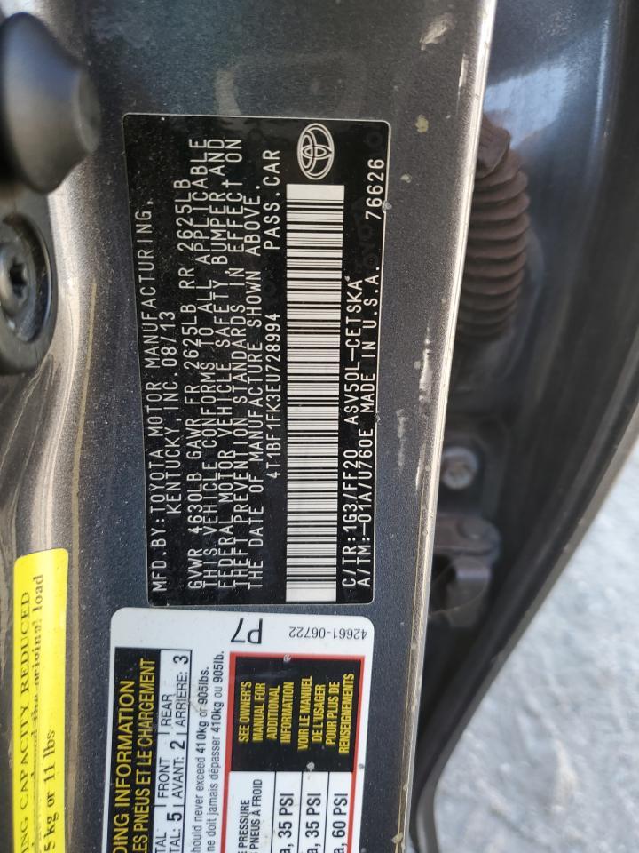 2014 TOYOTA CAMRY