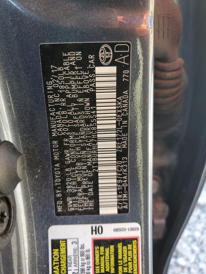 2017 TOYOTA COROLLA