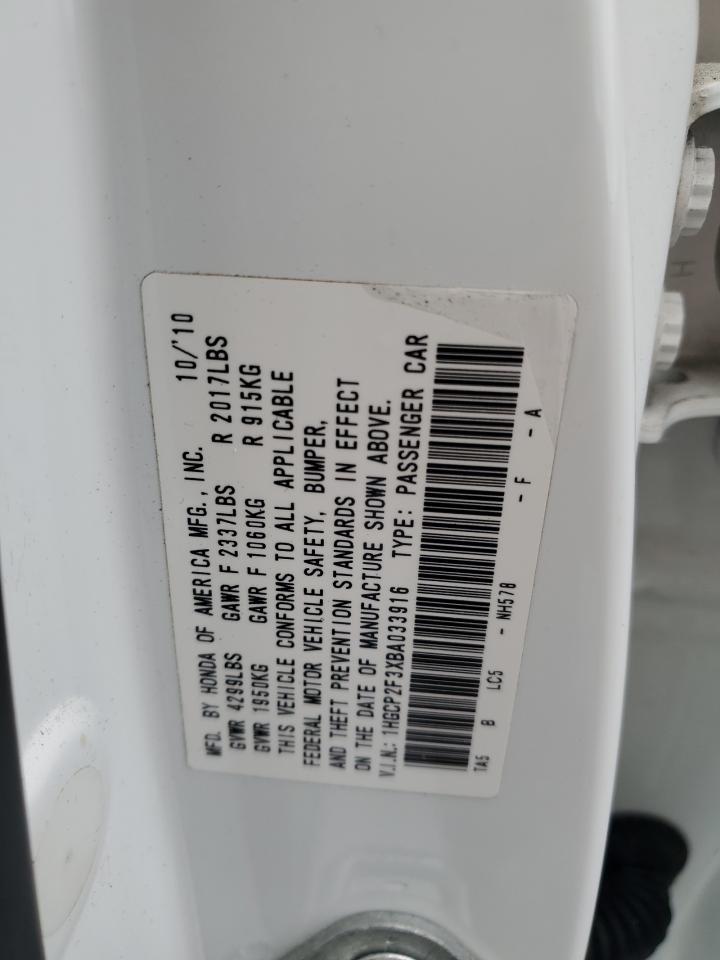 2011 HONDA ACCORD