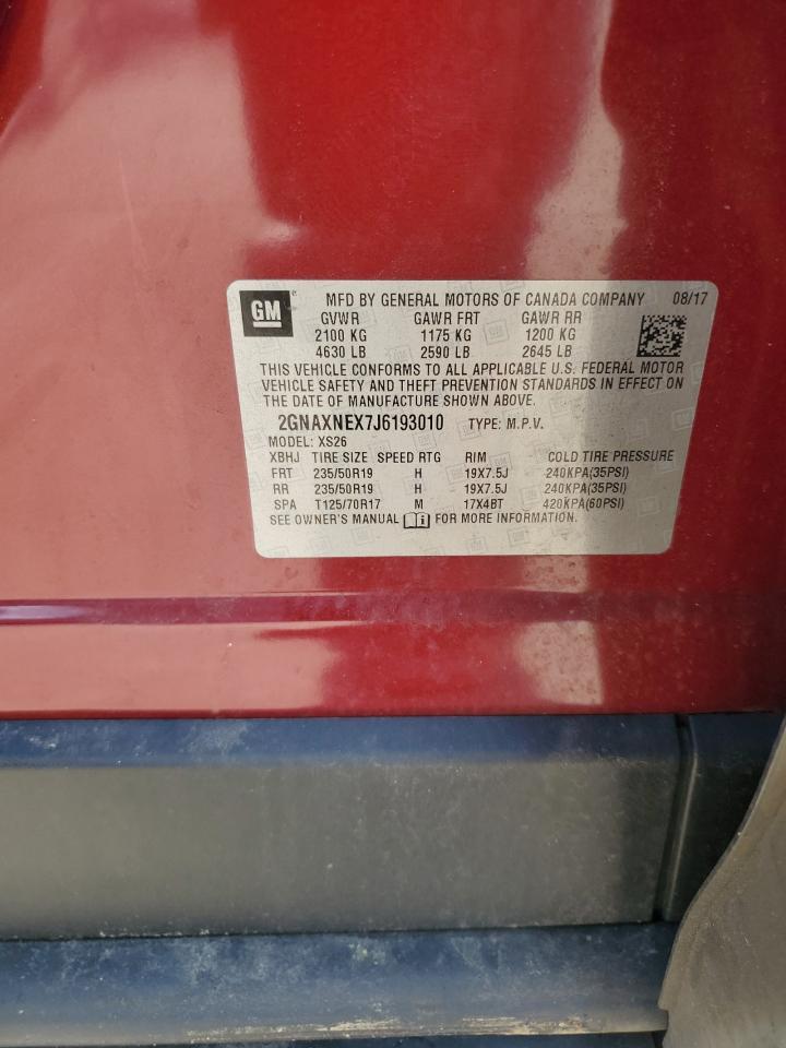 2018 CHEVROLET Equinix