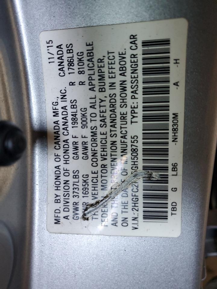 2016 HONDA CIVIC