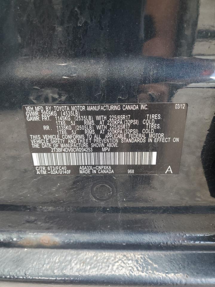 2012 TOYOTA RAV4