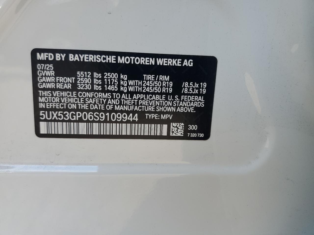 2025 BMW X3