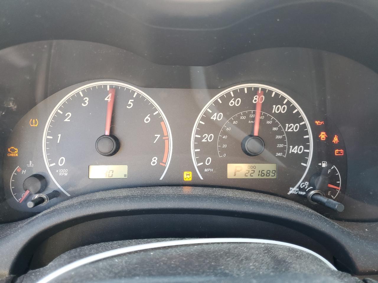 2009 TOYOTA COROLLA