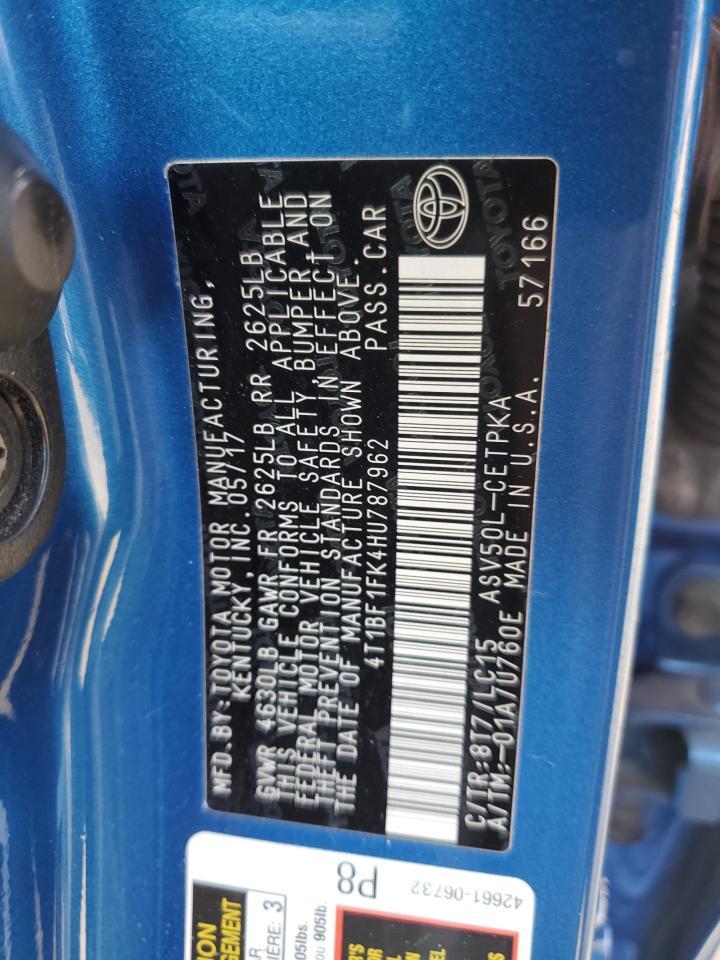 2017 TOYOTA CAMRY