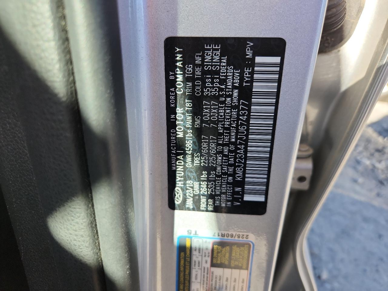 2018 HYUNDAI TUCSON