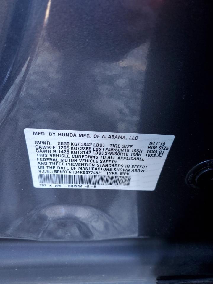 2019 HONDA PILOT