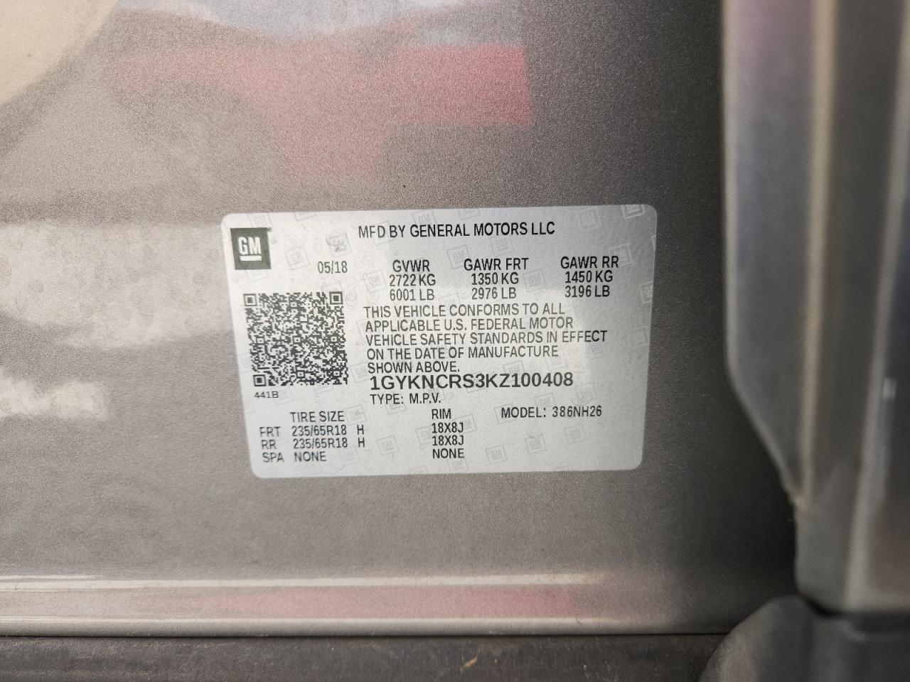 2019 CADILLAC XT5