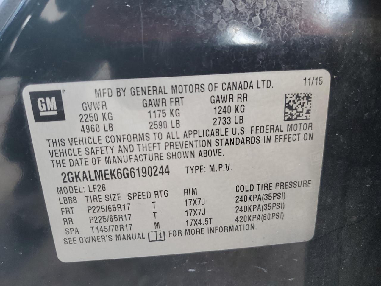 2016 GMC Terrain