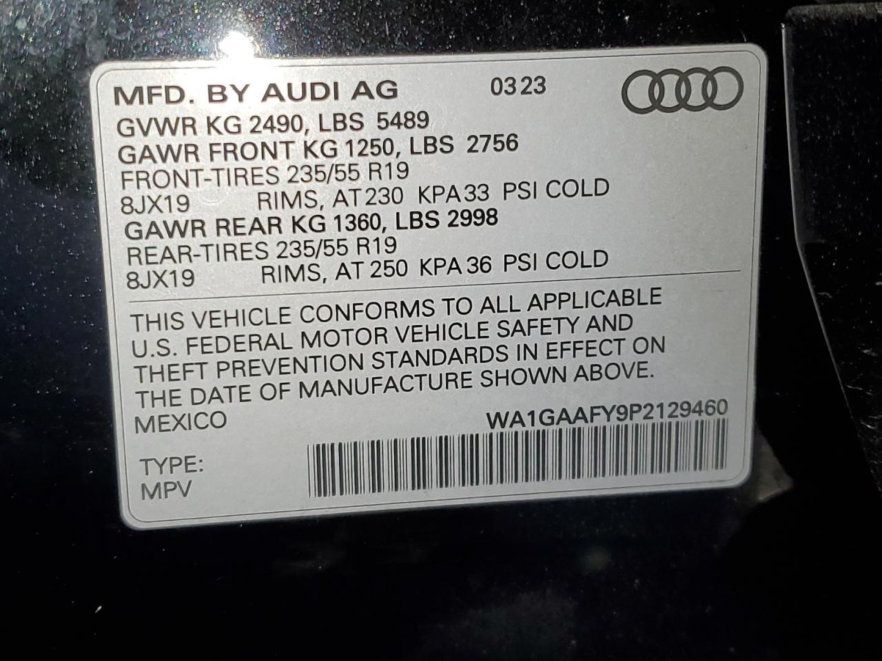 2023 AUDI Q5