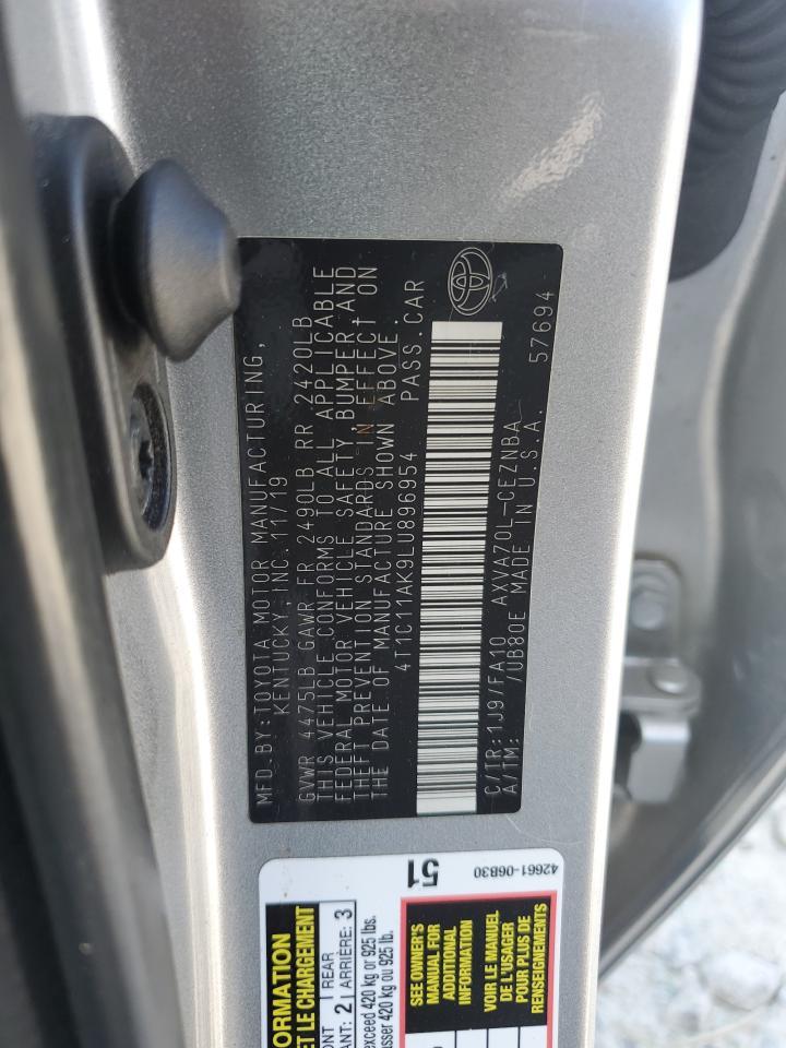 2020 TOYOTA CAMRY