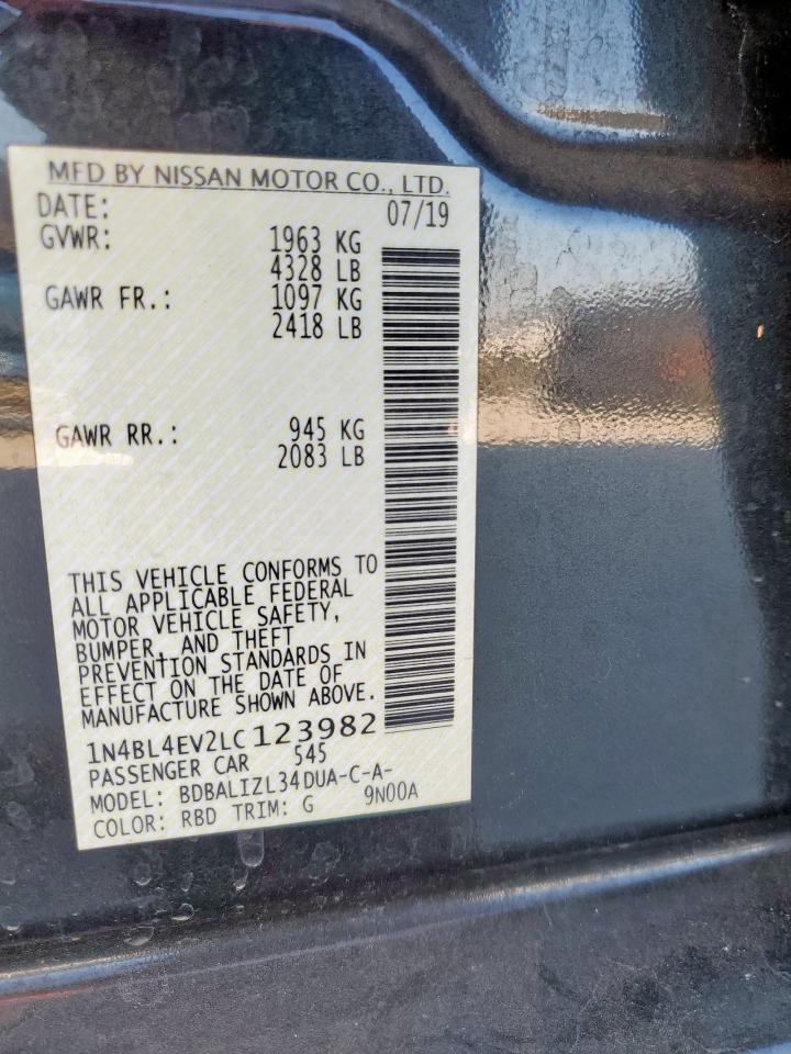 2020 NISSAN ALTIMA