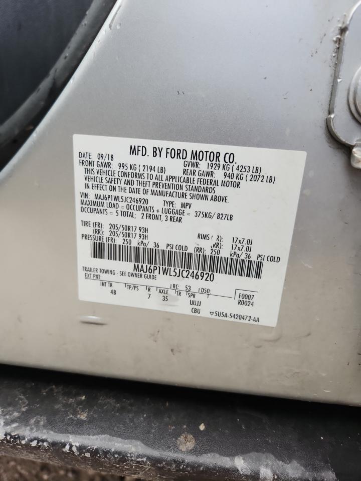 2018 FORD EcoSport