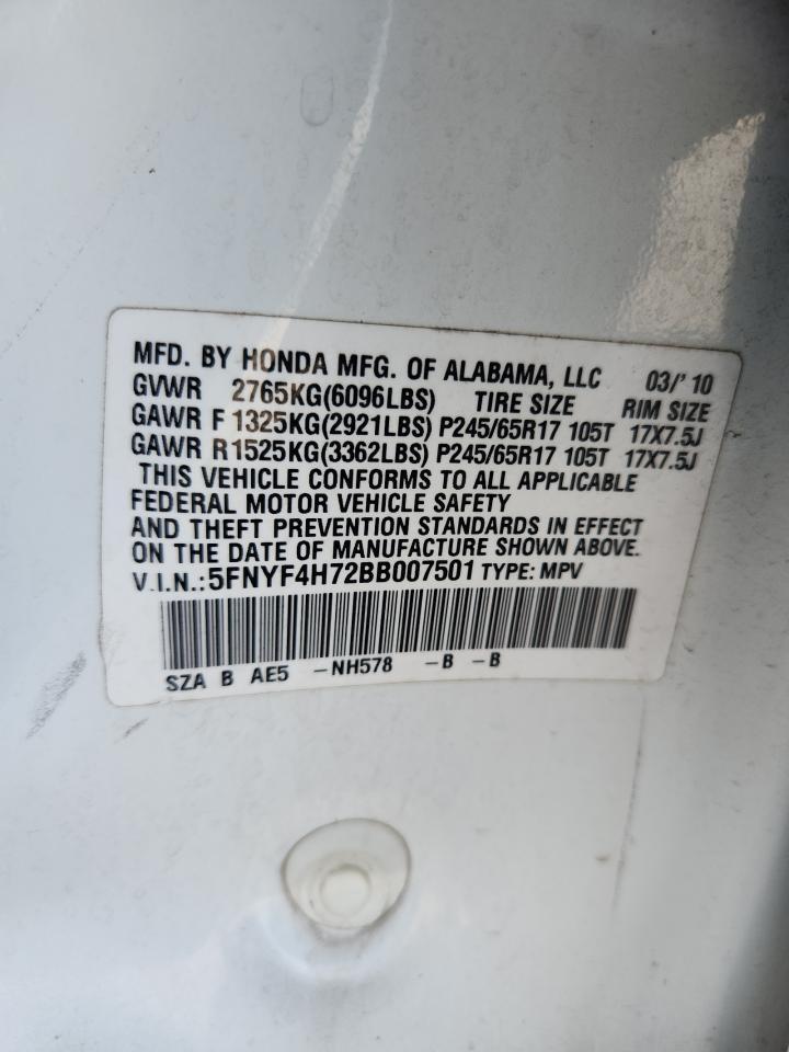 2011 HONDA PILOT
