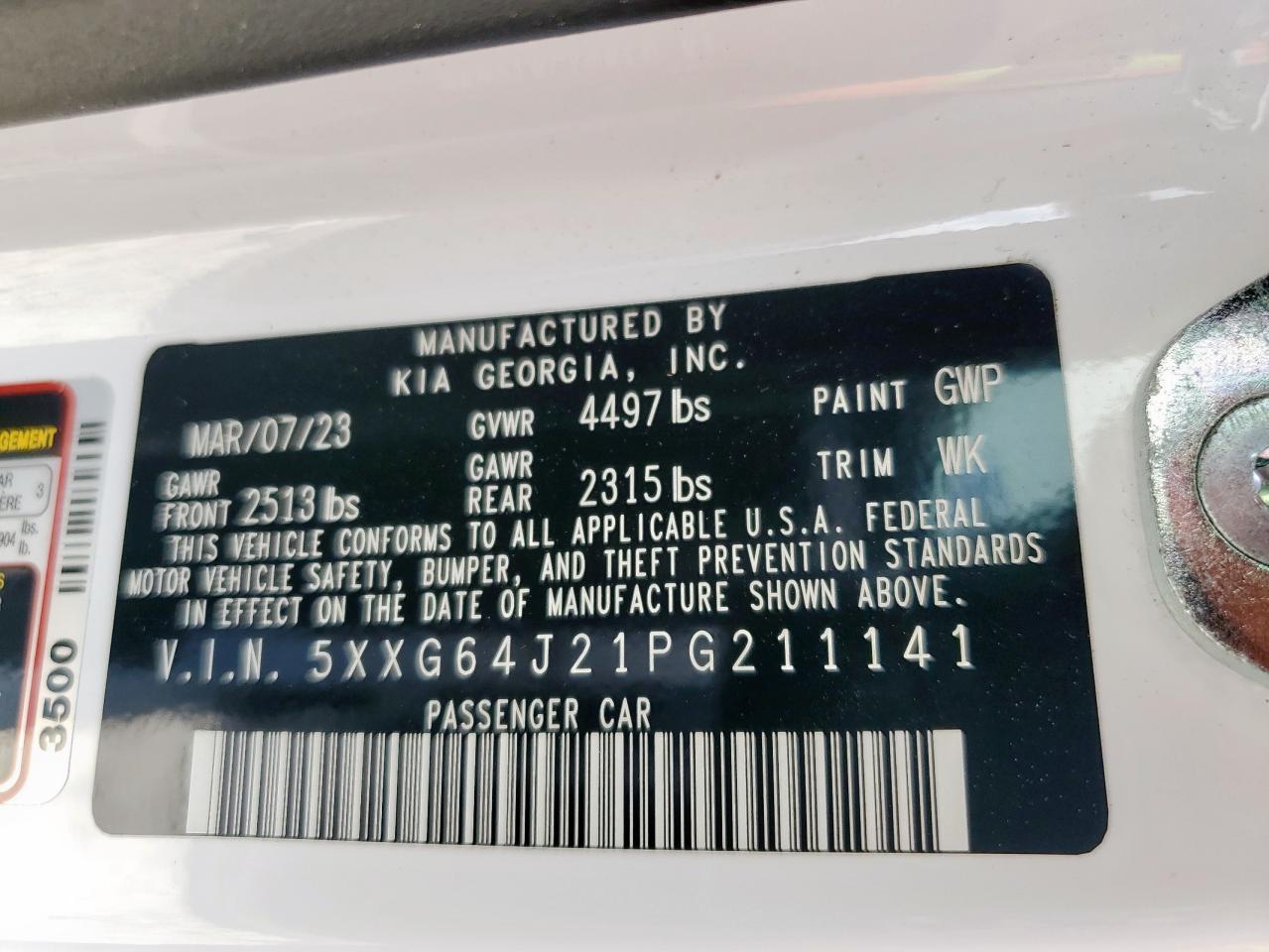 2023 KIA K5
