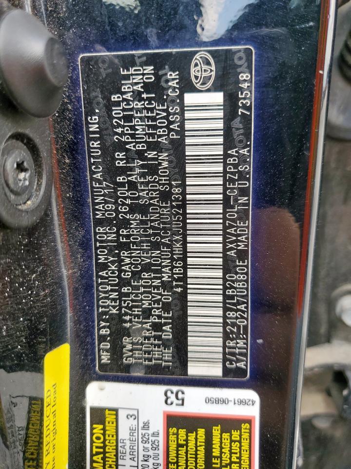 2018 TOYOTA CAMRY