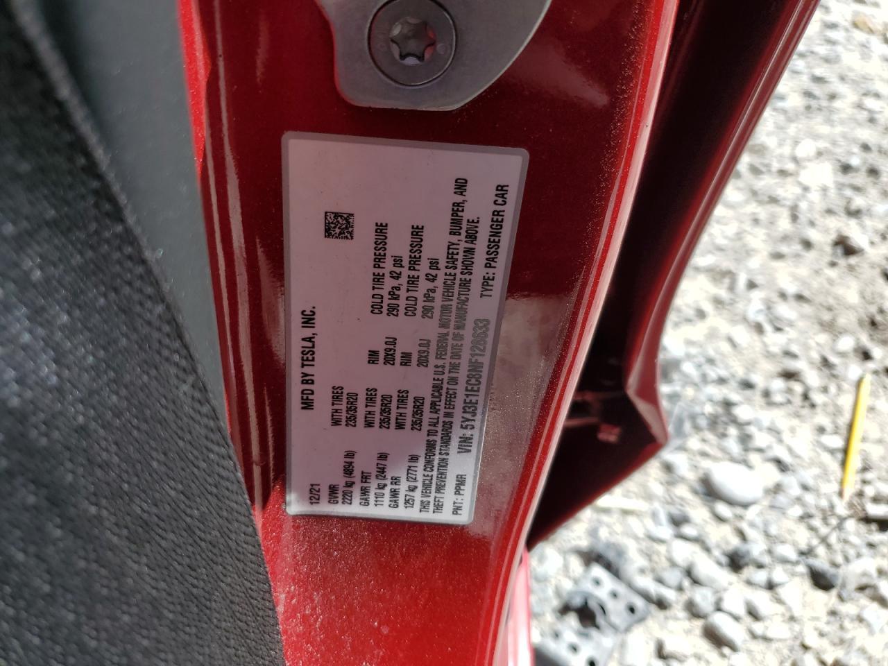 2022 TESLA MODEL 3