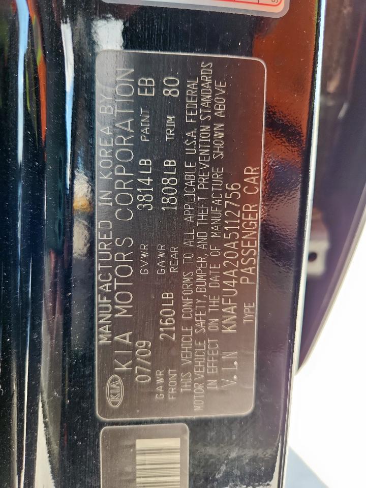 2010 KIA FORTE