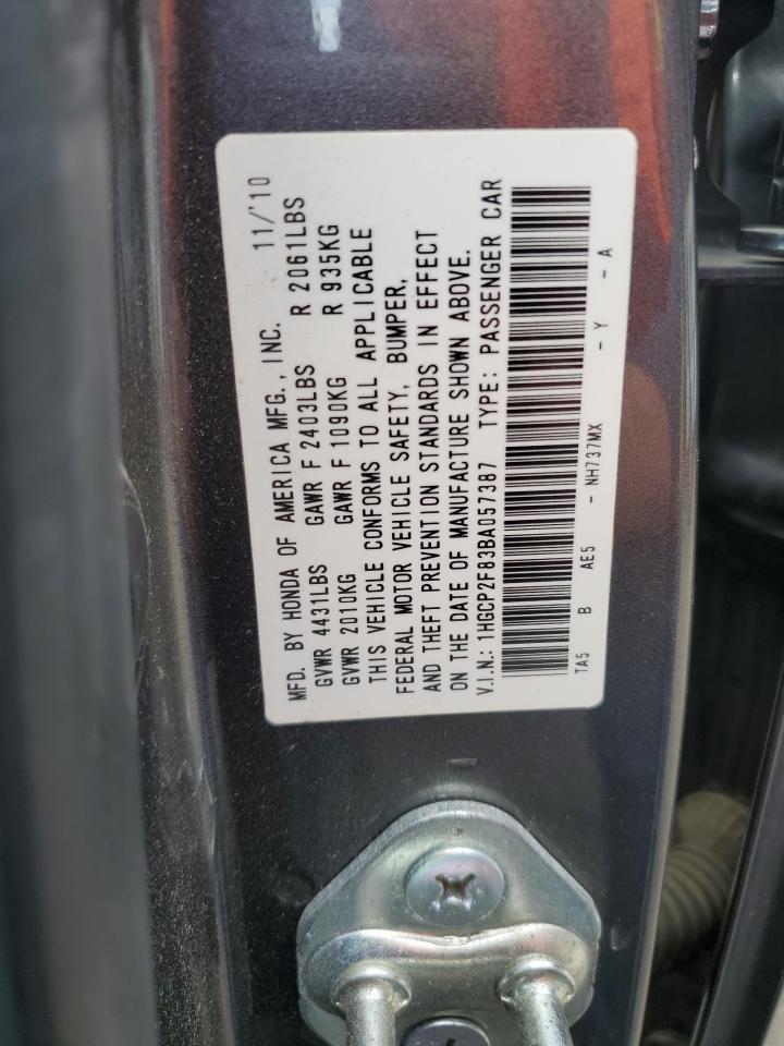 2011 HONDA ACCORD