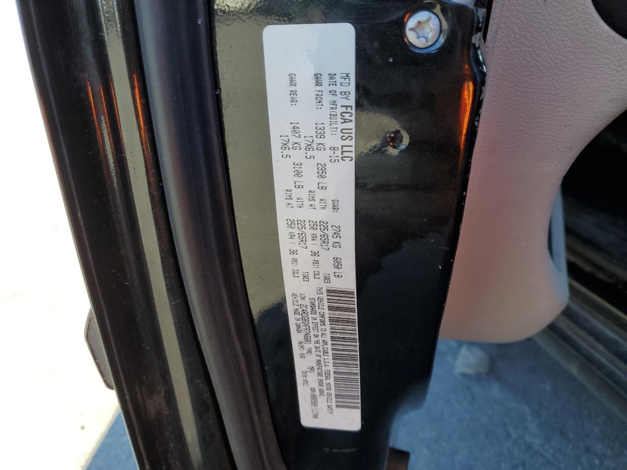 2015 DODGE GRAND CARAVAN