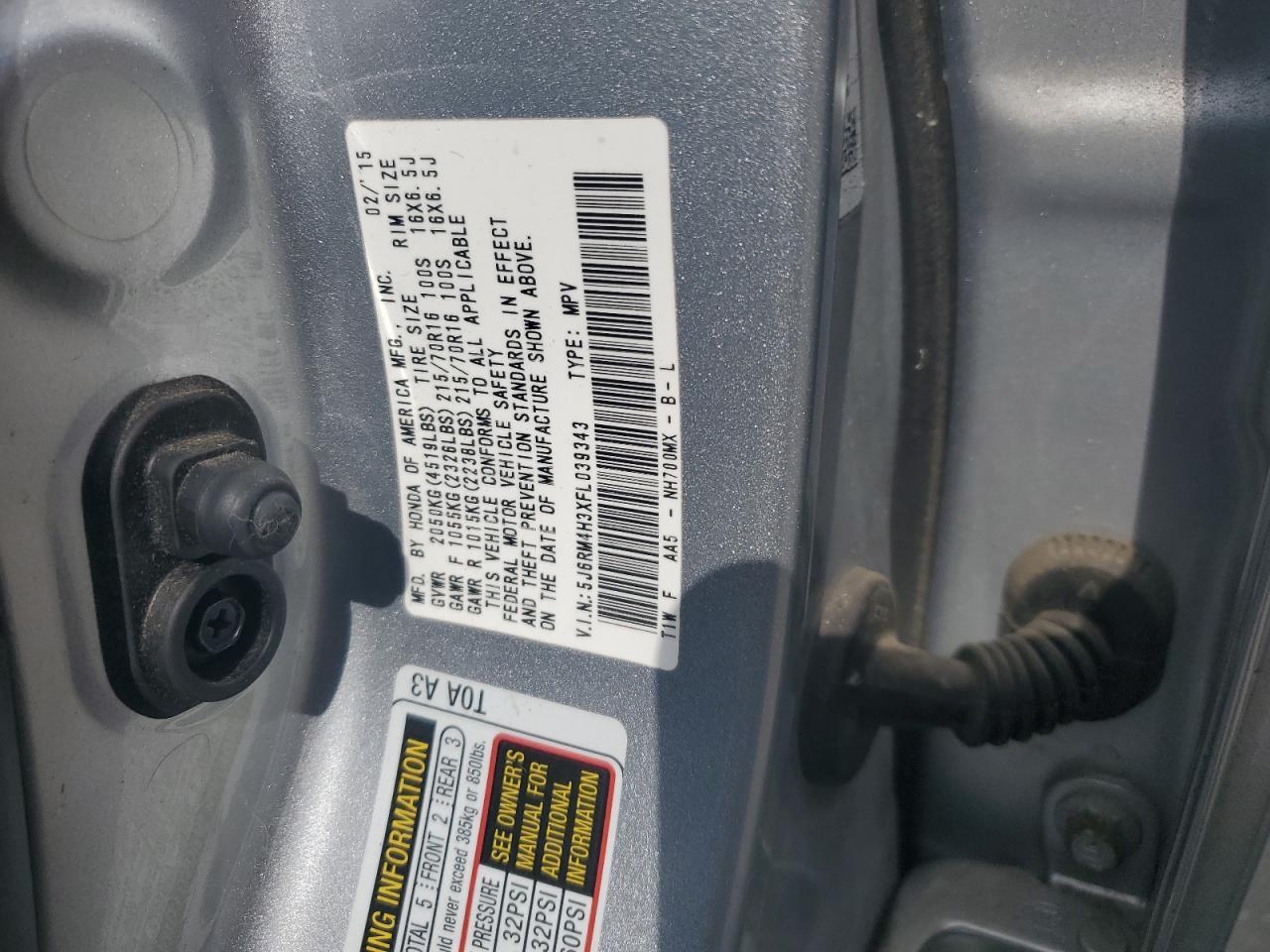 2015 HONDA CR-V