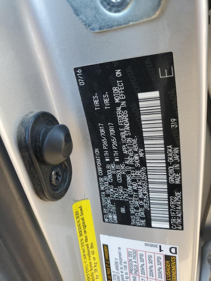 2016 TOYOTA 4Runner