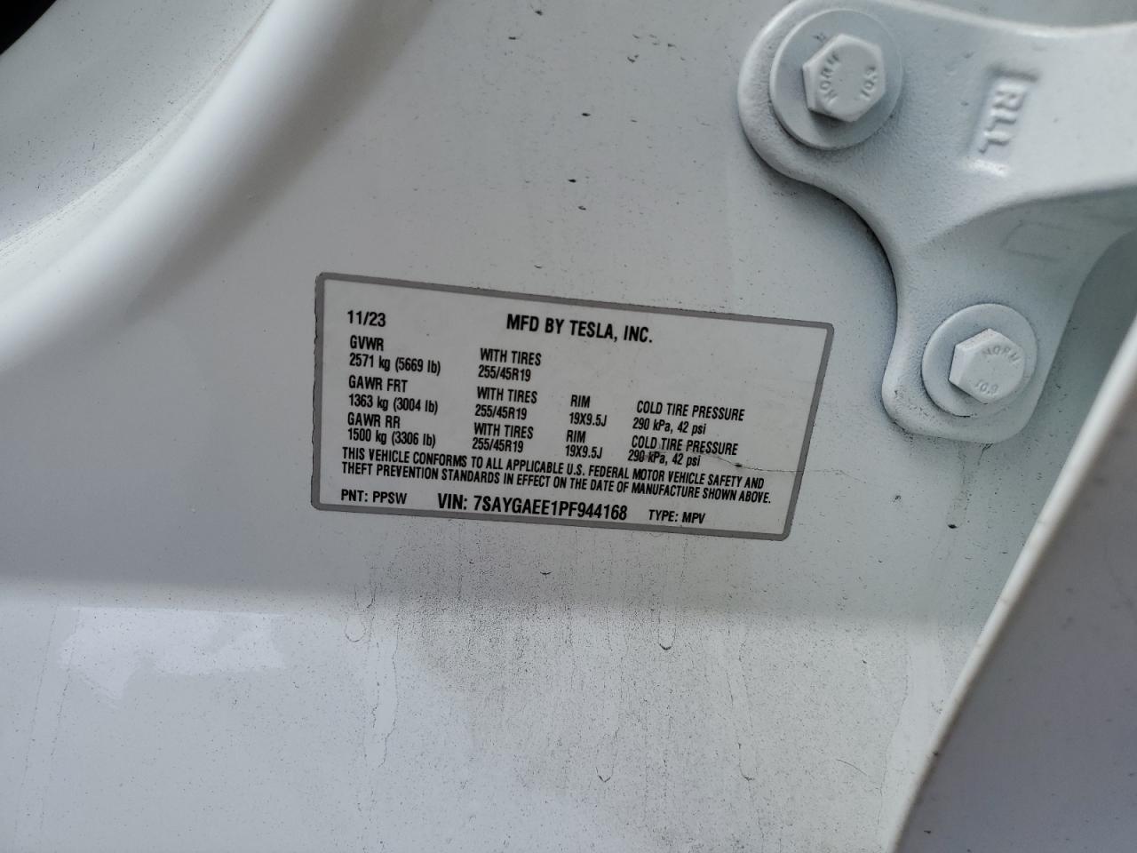 2023 TESLA MODEL Y