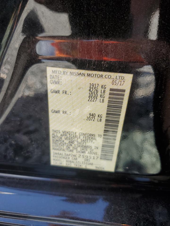 2017 NISSAN ALTIMA
