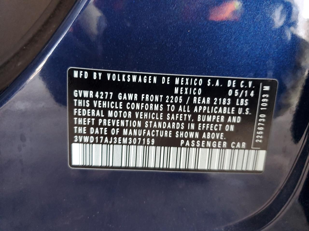 2014 VOLKSWAGEN JETTA