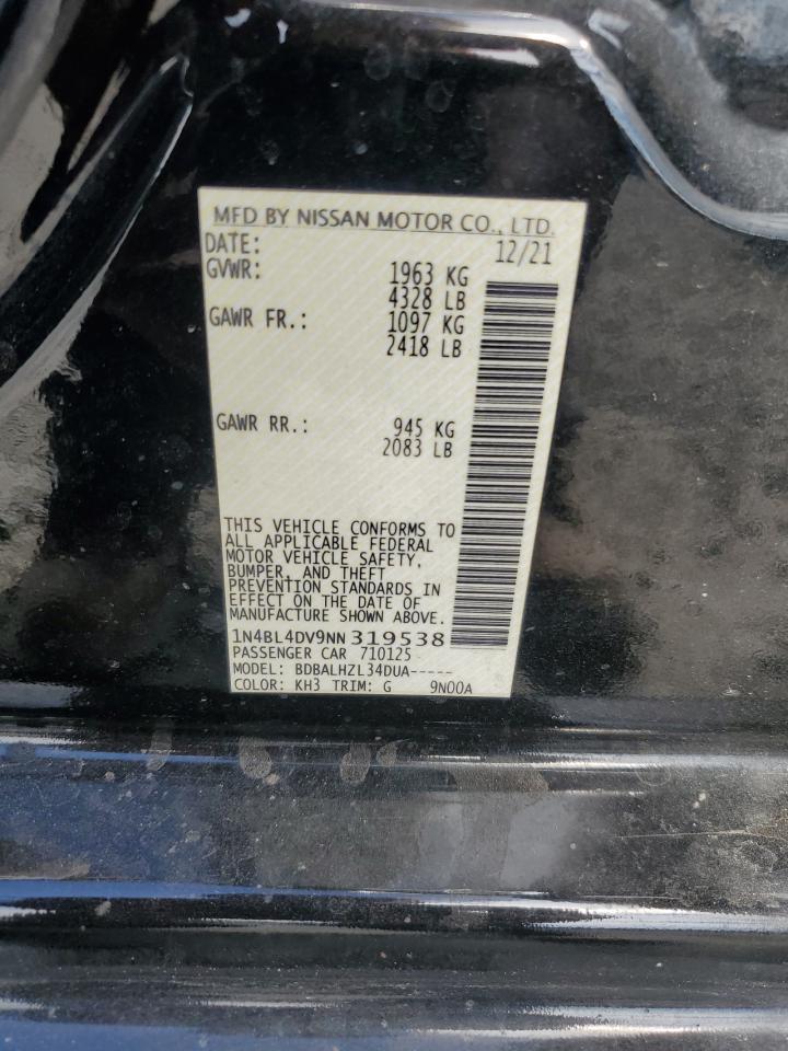 2022 NISSAN ALTIMA